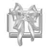 Shiny Colorful Crystal Butterfly Bow Knot Heart Italian Charm Links Fit 9mm Stainless Steel Bracelet Women Y2K DIY Making Gift