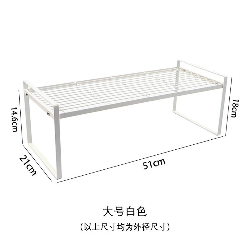 Kitchen supplies layered shelves, double-layer cabinets, dish storage racks, sink side countertops, plate drain racks
