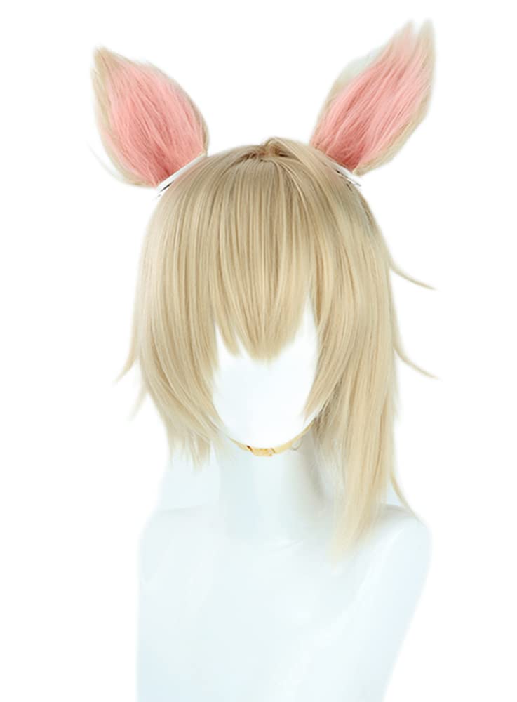 

Косплей-парик Куруми Ноа бежево-розовый, термостойкий, идеально подходит для косплея, фотосессий и фестивалей.