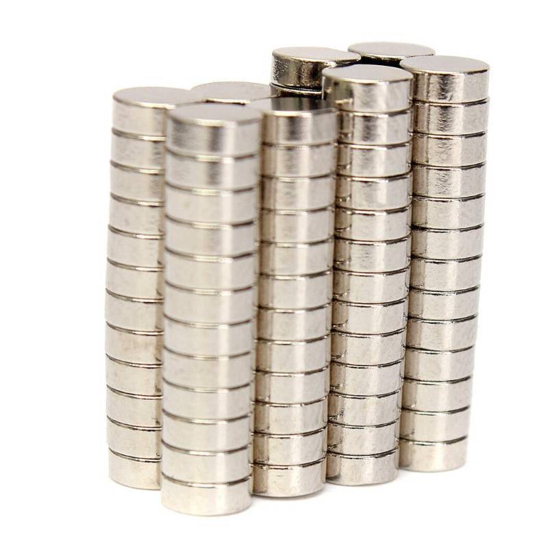 Strong Round N52 Rare Ndfeb Neodymium High Performance Magnets Daily Use