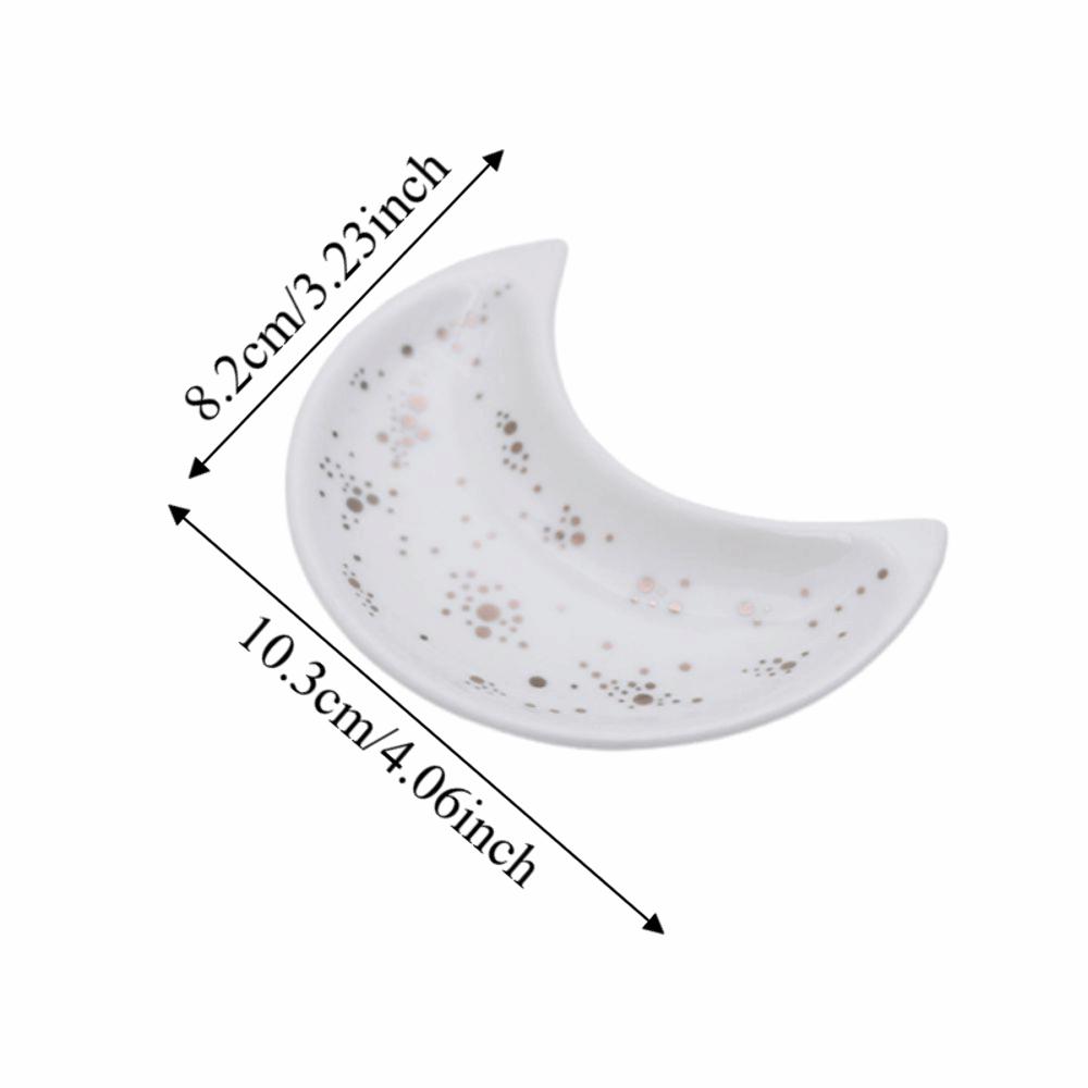 Nordic Jewelry Storage Plate Ceramic Ring Display Tray Bracelets Organizer  Desktop Ornaments