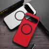 Solid Color Leather Magnetic Case for Google Pixel 9 Pro/6/7/8 - Full Coverage Protective Cover