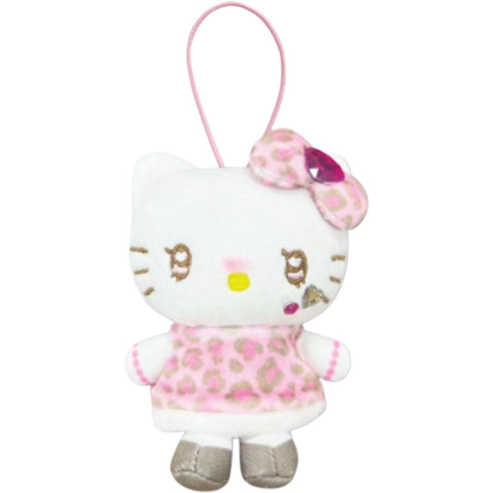 Hatakeyama Shouji Sanrio Gal Series 3 Mini Mascot Hello Kitty Y2K Black White Brown 4 Color Variation Cute Key Holder Charm Approximately H10cm