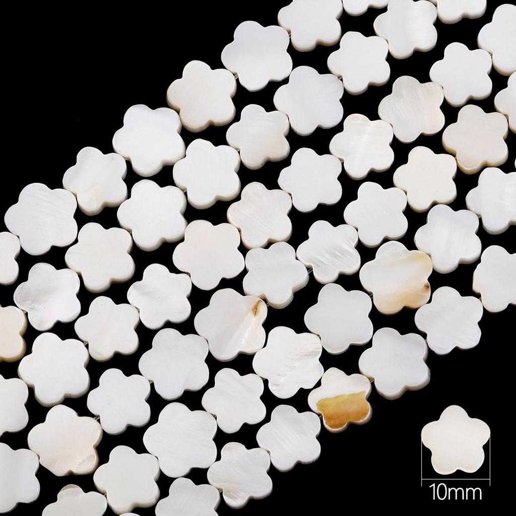 22-115Pcs Natural Freshwater Shellfish Geometry Beads For DIY Necklace Bracelet Earrings Jewelry Making