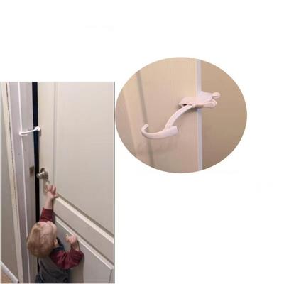 Portable Child Proof Door Stop Easy To Install No Tools Required Baby Safety Door Lock No Tape Required Anti-Pinch Door Lock
