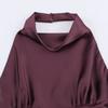 European and American Autumn New Women's Clothing Fashion Spice Girls Silk Satin Neck Collar Short Thin Dress