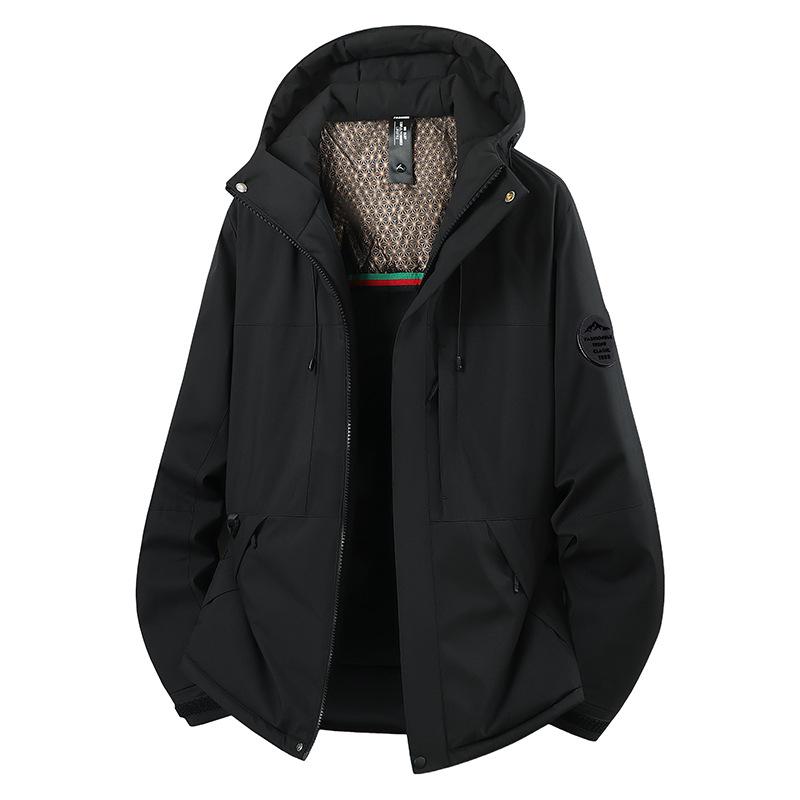 Goldene Schuppe Herren & Damen Winter Wasserdichte Wolljacke - 2025 Outdoor Winddicht, Verdickt für Wärme