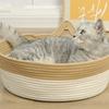 Cats Play Basket Bed Stylish Nest for Small Puppy Kittens Cartoon Kittens Mat Pet Bed Scratch Resistant for Household