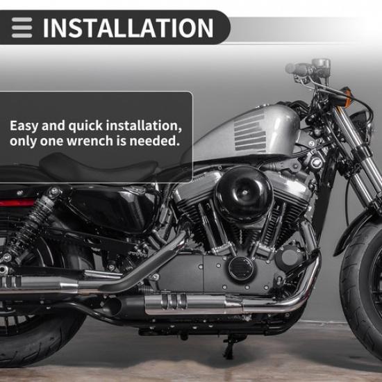 Universal Motorcycle Exhaust Pipe Heat Shield Curved Ulation Cover Pack of 1