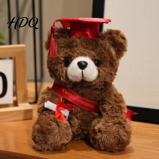 Personalized Stuffed Animal Gift Graduation Gifts 2026 for Her 7-Inch Teddy Bear Soft Celebration Plush Mascot College High School Grade Keepsake