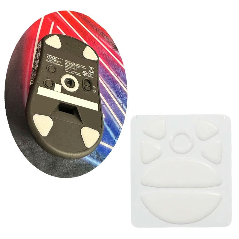 Esports Game Mouse Skates ICE Version Mouse Glides Feet For ROG Harpe Mini Mouse Stickers White