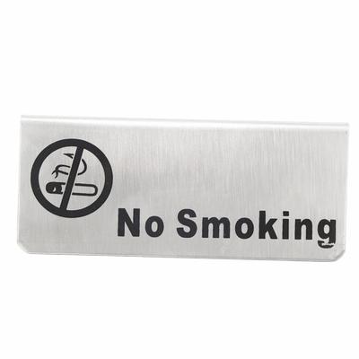 Stainless Steel Double Sided English Letters Marks Table Sign for Restaurant Hotel Bar Pub