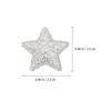 100pcs Christmas Decoration Patch Star Cloth Applique For Diy Clothing Bags Hats Repair Garment Accessories Craft Sewing Tools
