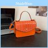 Women's Stylish Urban Minimalist Pu Leather Handbag Small Shoulder Bag 2023 Autumn Winter New Commuting Texture Crossbody Bag
