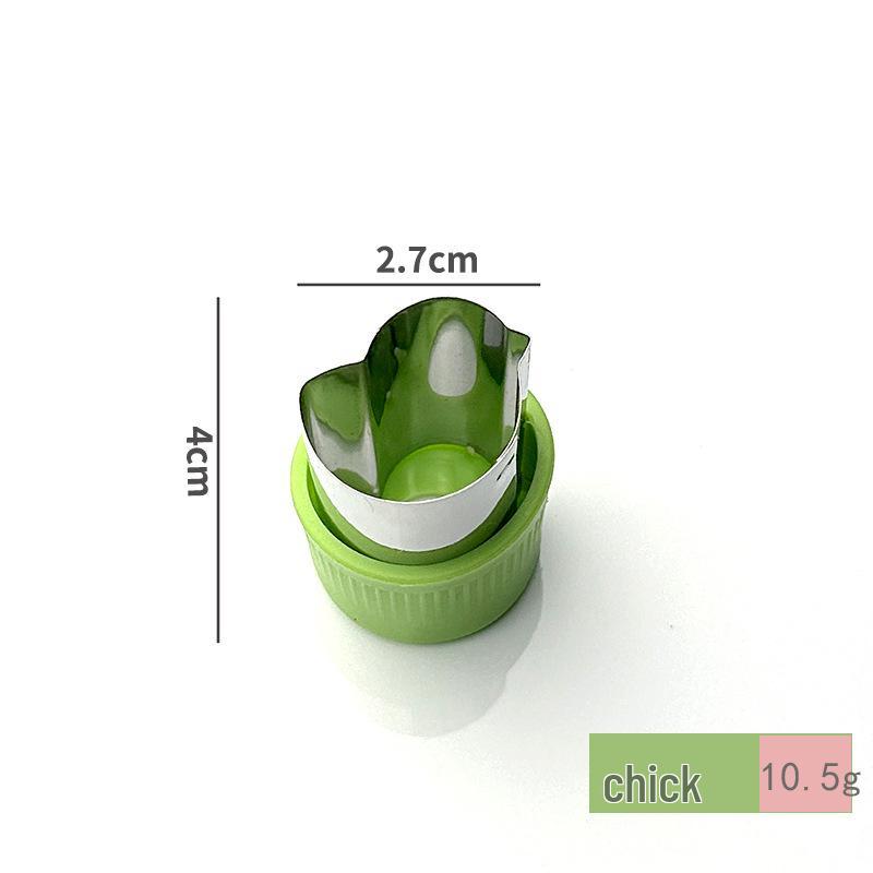 Stainless Steel Farfalle, Vegetable, Fruit, and Sausage Cutter & Cookie Wonton Stamp for Baby Food