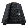 Wrinkle-resistant Down Jacket Men's Winter Lapel % White Duck Down Cold-resistant Loose Thickened Solid Color Jacket