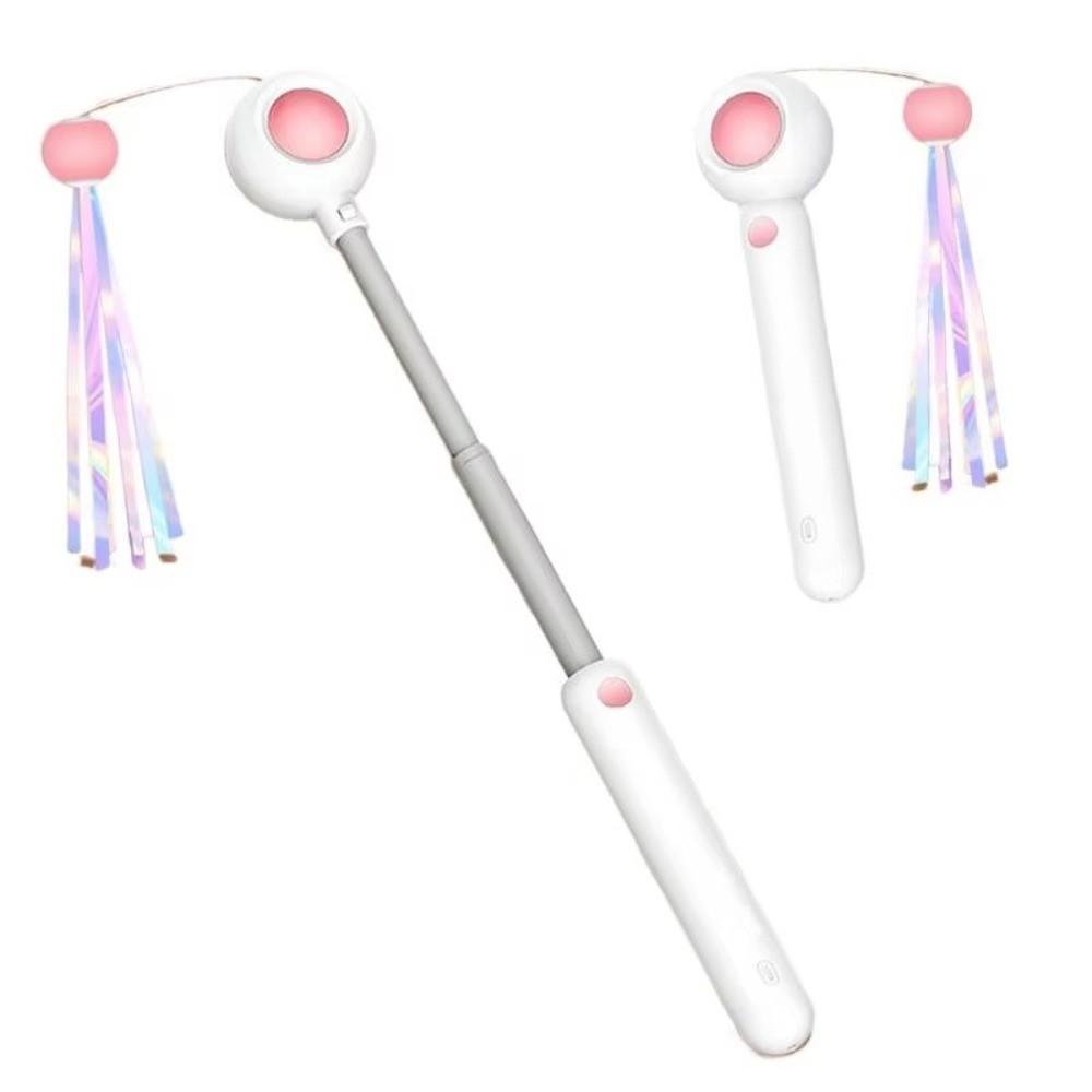 Stretchable Cat Playing Wand Tassel Cat Interactive Toy Funny Pet Playing Teaser