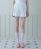 Pink Pineapple Bubble Dot Pumpkin Skirt_White