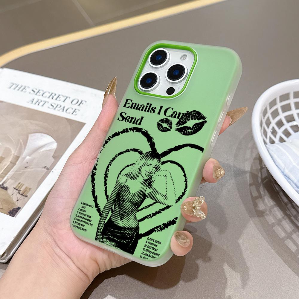 

Чехол-бампер 2-в-1 Singer S-Sabrina C-Carpenter Матовый Конфетный Цвет для Samsung Galaxy A56 A36 A26 A17 A54 A34 A24 A15 A14 4G 5G Samsung A12 5G