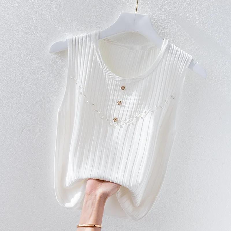 Camisole Women's Summer Inner Suit Loose Outer Wear Bottoming Shirt Sleeveless T-shirt Top