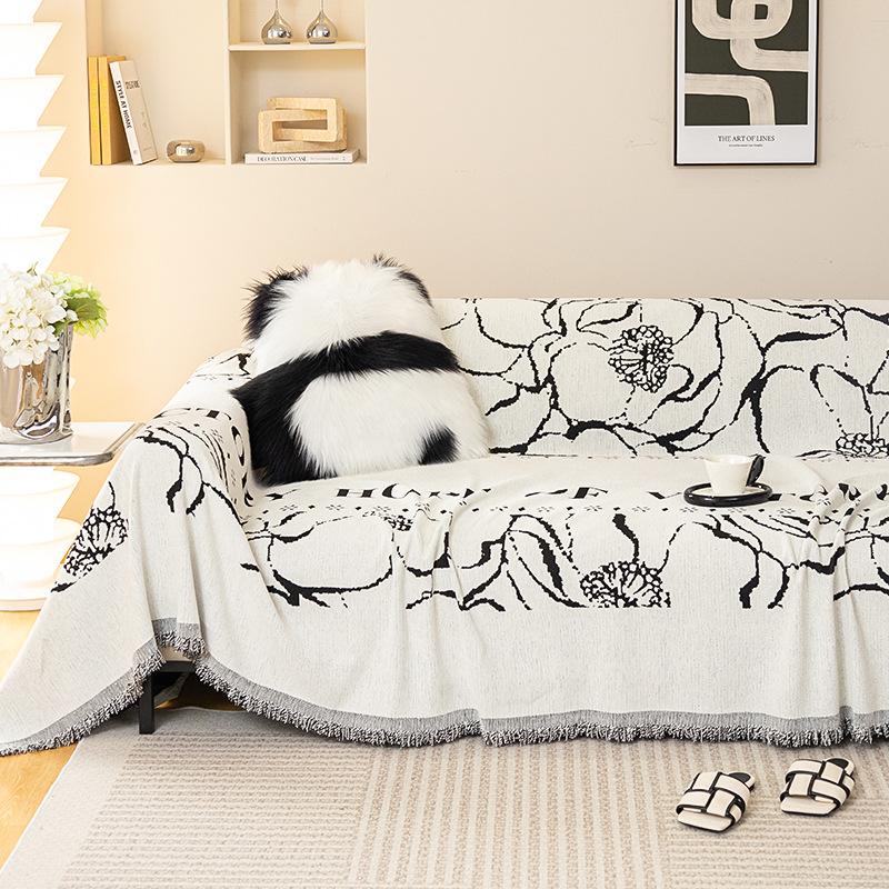 Nordic High-Grade Sofa Towel Full Cover Cloth Chenille Non-Slip All-Inclusive Universal Sofa Cover All-Season Universal Seat Cushion