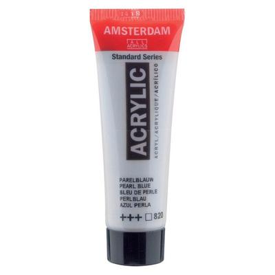 Acrylic Paint In Tube - Pearl Blue - 820 - Amsterdam - 20ml