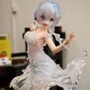 Re:Zero Starting Life In Another World Rem Water Gown Anime Figure Pvc Model Doll Desktop Ornament Collection Toy Children Present