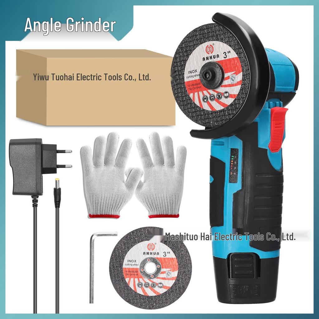 Lithium Battery Brushless Angle Grinder & Cutting Machine with Pistol Grip