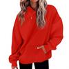 Women's Fashion Daily  Casual Hoodie Long Sleeve Solid Color Top
