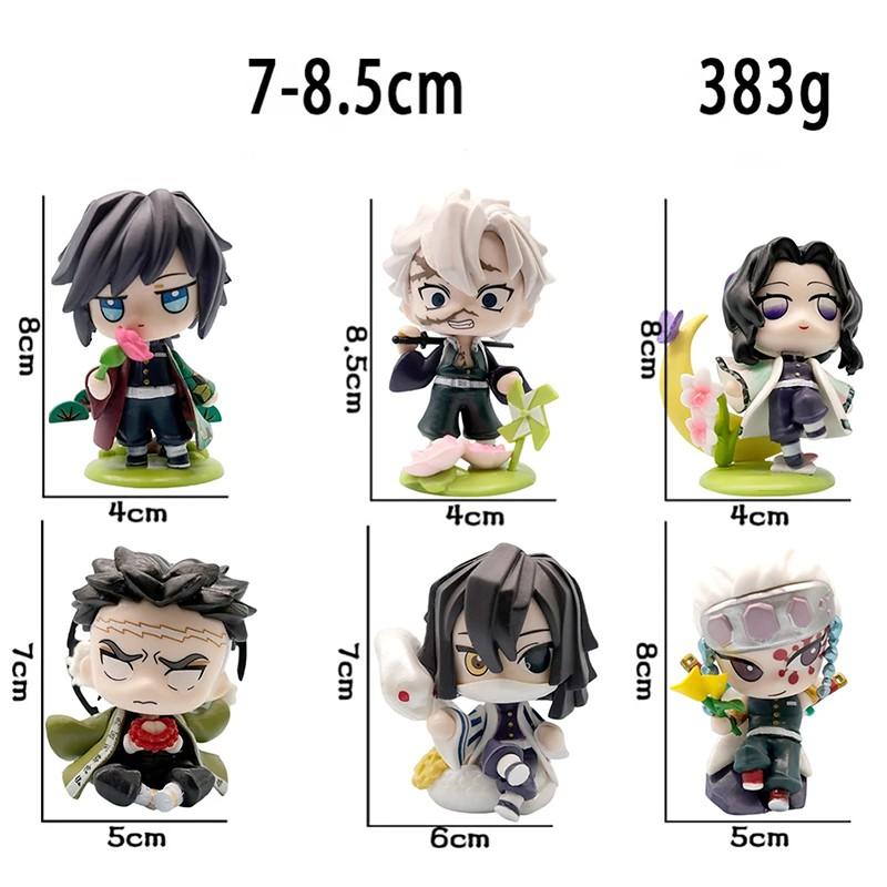 Demon Slayer Tanjiro Kamado Nezuko anime çizgi film figürü kör kutu yaratıcı kişiselleştirilmiş heykel model süs eşyası sürpriz hediye kutusu