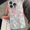Pink Floral Phone Case For iPhone 17 16 15 Pro 14 13 12 11 Pro Max XS XR 7 8 Plus SE Shockproof Protective IMD PC Cover