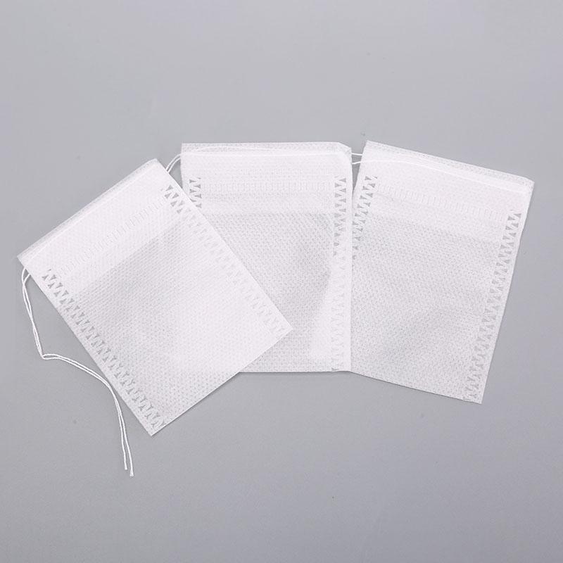 100Pcs Teabags Empty Scented Tea Bags Seal Filter Paper Herb Loose Tea Bolsas
