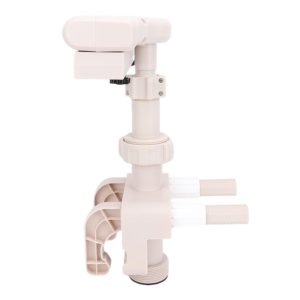 Above Ground Pool Fountain with LED Lights 360 Degree Pool Waterfall Fountain for Outdoor Decor Relaxation