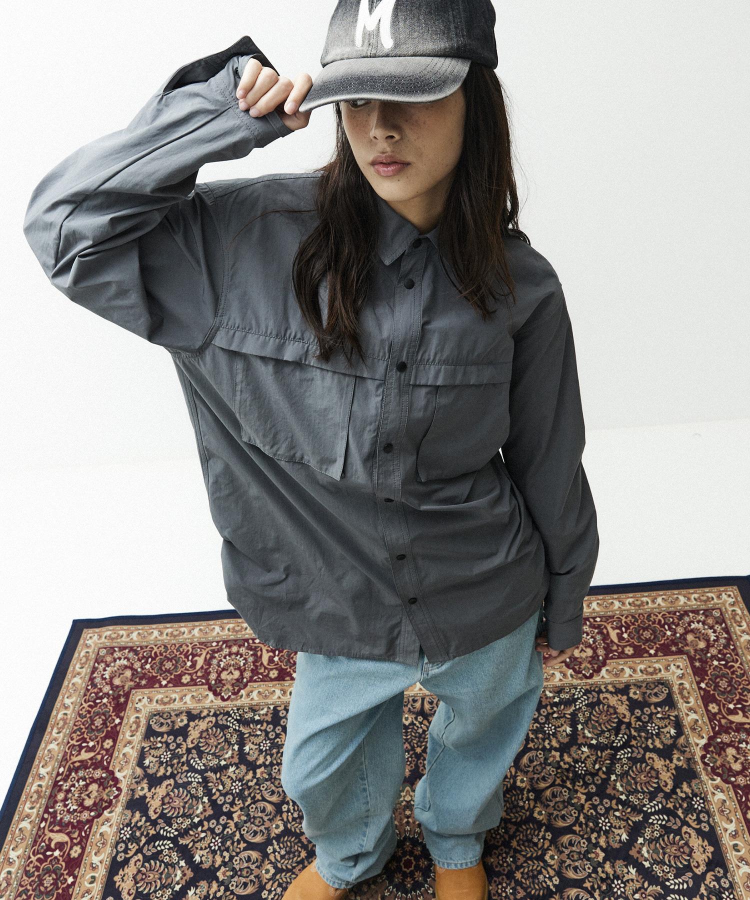 Mc Wood Gun Labor 2111 Utility Loose Fit Dark Grey Shirt L