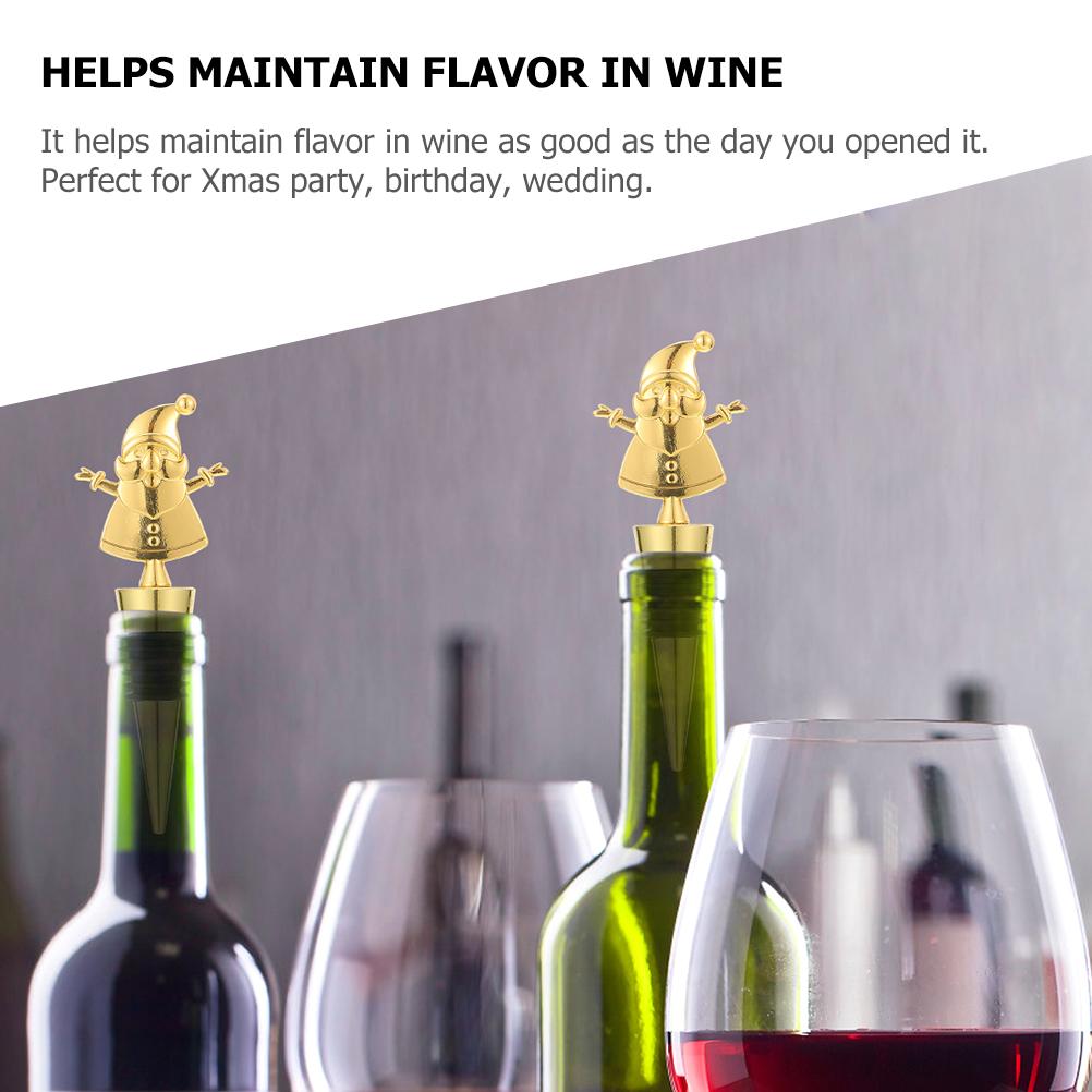 3 ks Vánoční korky Těsnící víko láhve Zátky Sada skříňky Zátky Nápoje ze slitiny zinku Opakovaně použitelný otvírák Nástěnný