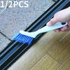 1/2pcs Gap Deep Cleaning Brush, Suitable for Kitchen Scrub Brush Window Groove Sliding Door Track Home Cleaning Brush