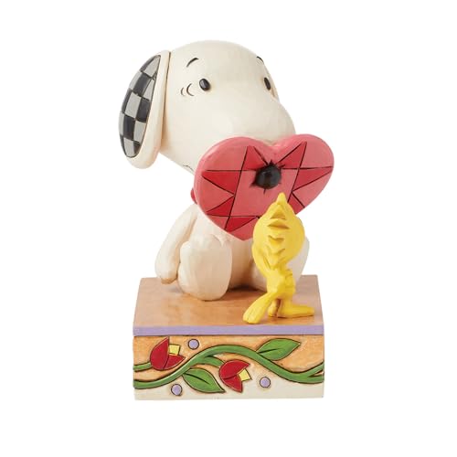 JIM SHORE Snoopy mit Nase durch Herz 6016259