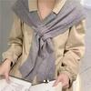 Dongdaemun Damski Dzianinowy Szal Szalik - Wszechstronny Bezrękawnik Kardigan na Jesień/Zimę