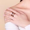 Gb 925 Sterling Silver Original Handmade Branch Rings Natural Rhodolite Garnet Gemstones Ring For Women Fine Jewelry