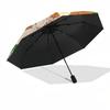 1pc Doremi Fairy Outdoor Umbrella - Automatic Opening/Closing, Portable 3-Fold Design, 8-Bone Iron Frame, Perfect Gift for Fans, Travelers, Daily Use,