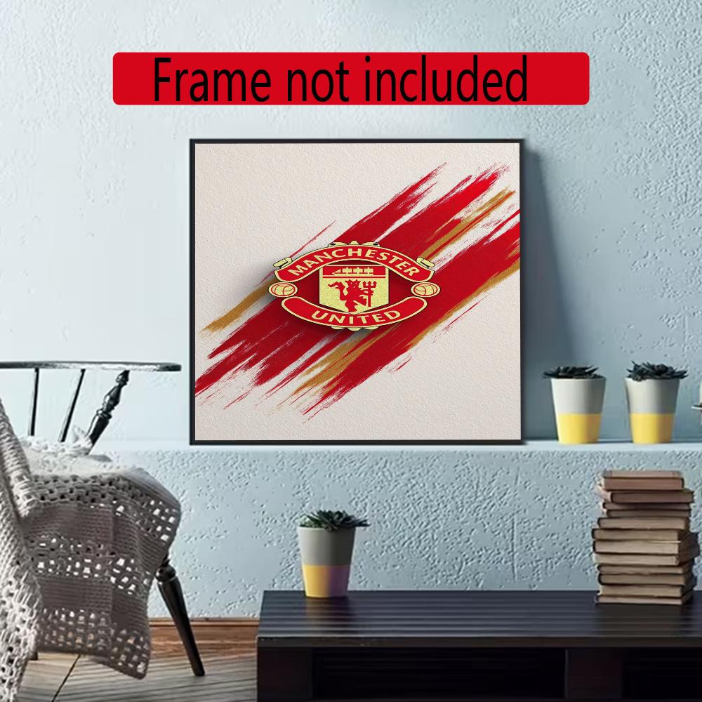 Manchester Diamond Painting Round Diamond Mosaic Rhinestones Diamond Embroidery Craft Kit Wall Decor Without Frame