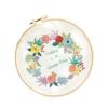 DIY Handmade Embroidery Kit: Blooming Flowers Ribbon, Nordic-Inspired Beginner Material Set, Perfect Gift