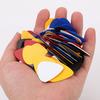 10pcs 0.46mm Solid Color Guitar Picks Colorful Electric Smooth Guitar Paddles Suit for Ukulele Bass Acoustic Music ZSY