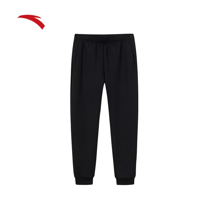 Anta Men's Fleece-Lined Knit Sports Pants