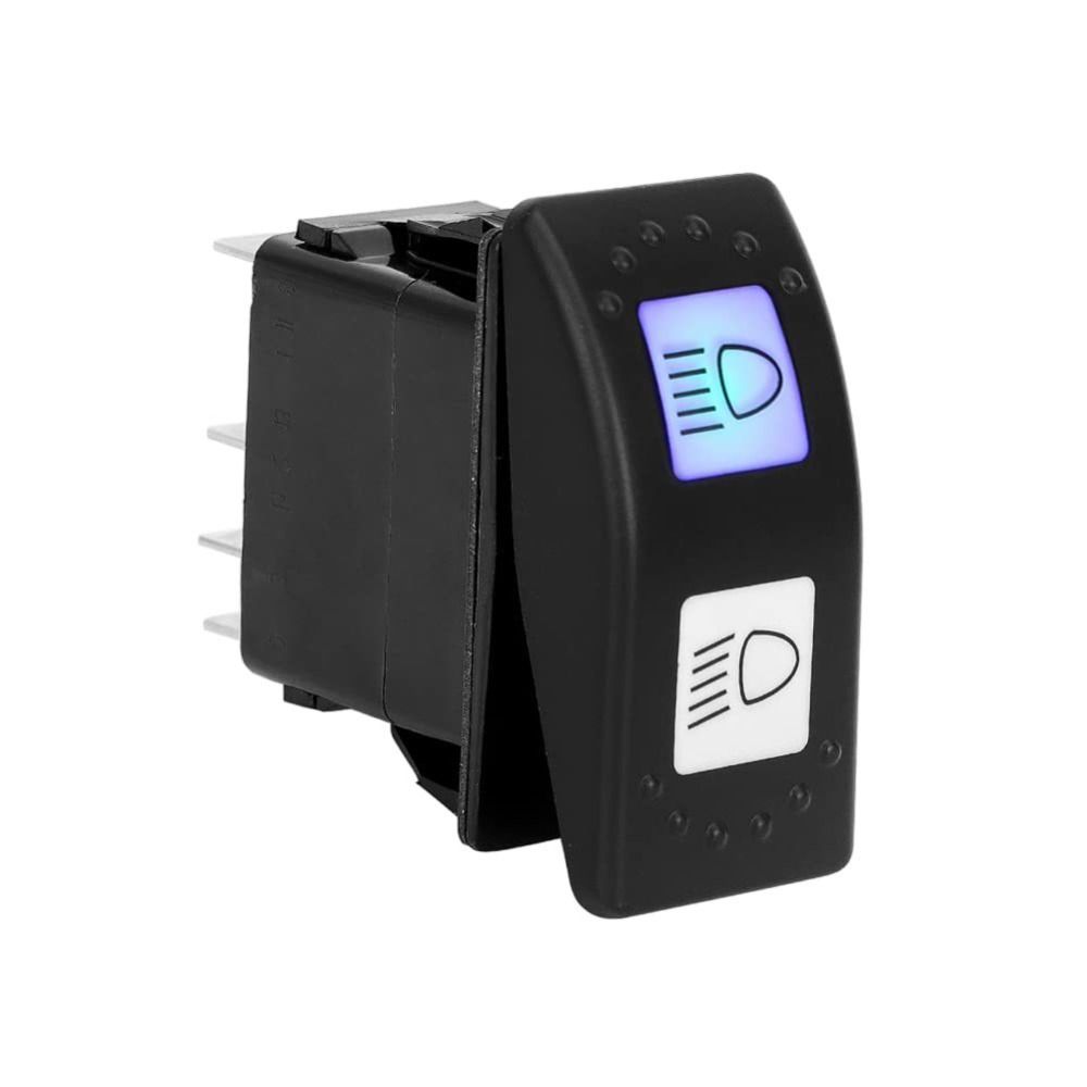 15A 24V Headlight Switch Car Modification Full Beam Switch Simple Connection Boat Type Switch  Car