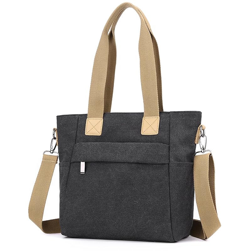 

[manukori] tote bag ladies Smaller campus shoulder bag handbag Shoulder bag Crossbody commute Commuting to school trip (black)