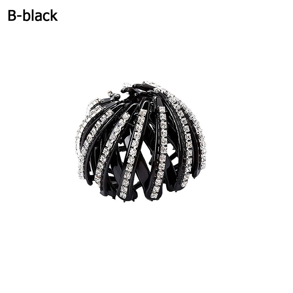 

Жіночі геометричні пташині гнізда, затискачі, кігті, головні убори для дівчат, хвіст, тримач для пучка, заколки для волосся B-blcak