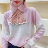 Knitted Scarf Plush Scarf Cashmere Shawl Warm Knitted Scarf Thicken Winter Cashmere Scarves  Women