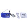 Mini Portable Radio Handheld FM Radio Supports USB TF MP3 Music Player Outdoor Indoor Speaker Rechargeable with Cable Dropship