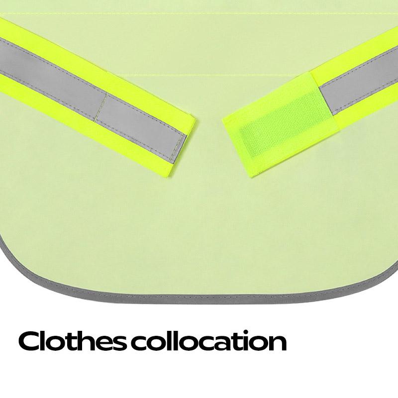 Breathable Waterproof Reflective Dog Safety Vest Adjustable Night Walking Security Camping Dog Clothes Pet Outdoor Exclusive
